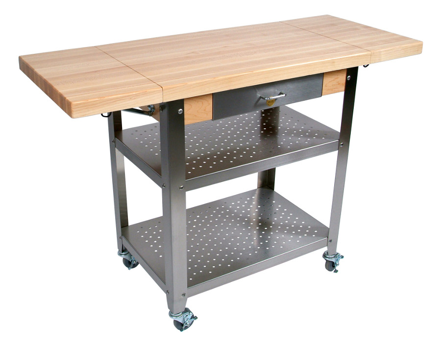 John Boos Cucina Elegante WoodSteel Kitchen Cart